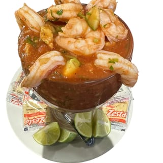 Shrimp Coktail Veracruzano Style